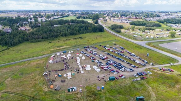 Aerial of Days of Yore, from a drone by Darcy Victor